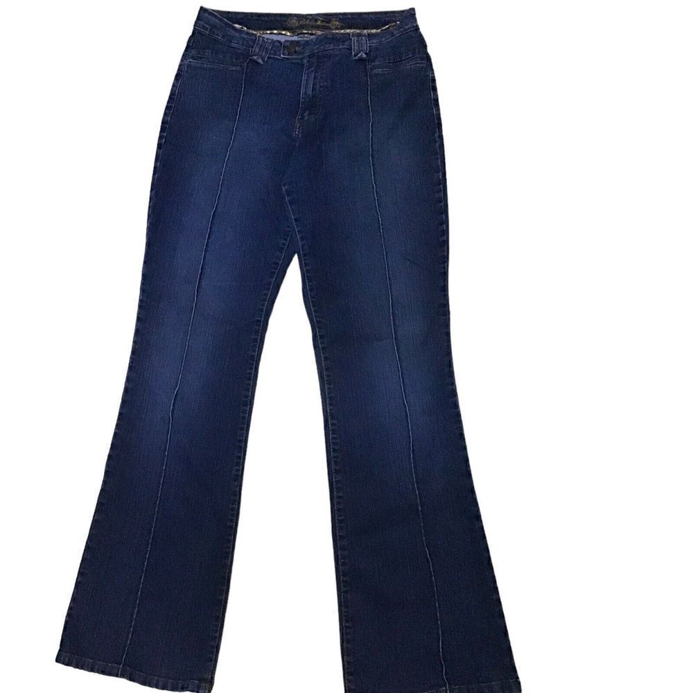 Kikut Jeans Women’s Denim Bootcut Size 10 Flat Pocket Retro - Picture 1 of 4